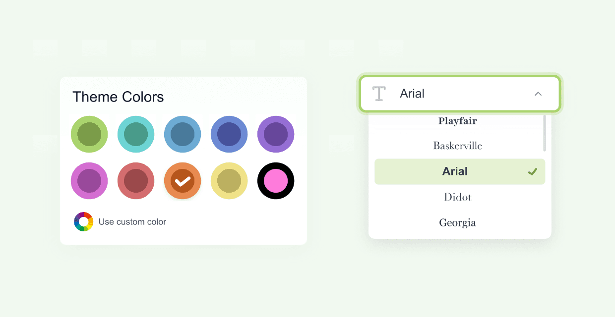 Design Freedom - Colors, Fonts & Layouts